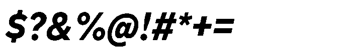 Officer Sans Bold Italic Font OTHER CHARS