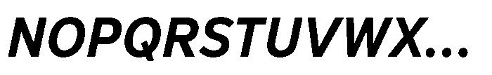 Officer Sans Bold Italic Font UPPERCASE
