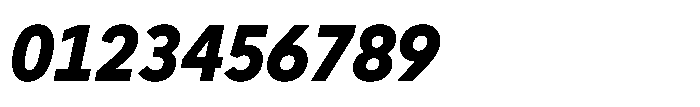 Officer Sans Heavy Italic Font OTHER CHARS