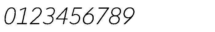 Officer Sans Light Italic Font OTHER CHARS