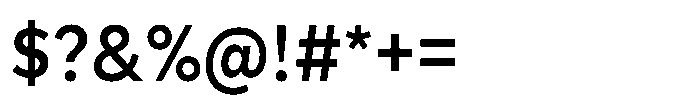 Officer Sans Medium Font OTHER CHARS