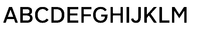 Officer Sans Medium Font UPPERCASE