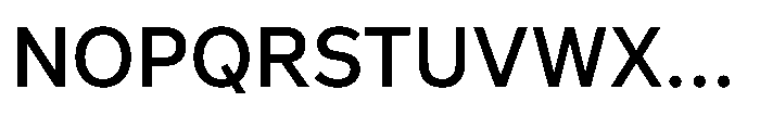 Officer Sans Medium Font UPPERCASE
