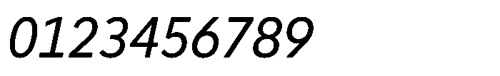 Officer Sans Regular Italic Font OTHER CHARS