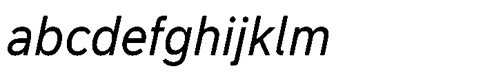 Officer Sans Regular Italic FONT