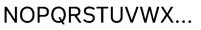 Officer Sans Regular Font UPPERCASE
