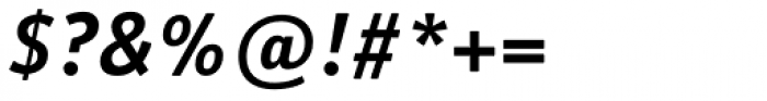 Officina Sans Std Bold Italic Font OTHER CHARS