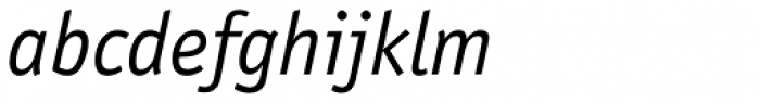Officina Sans Std Book Italic Font LOWERCASE
