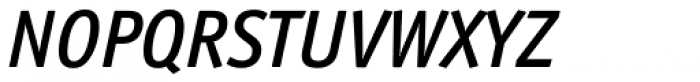 Officina Sans Std Medium Italic Font UPPERCASE