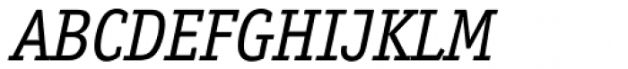 Officina Serif Book Italic Font UPPERCASE