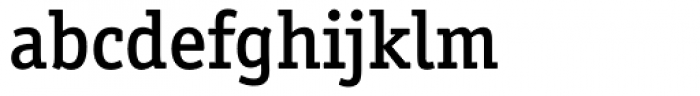 Officina Serif Medium OS Font LOWERCASE