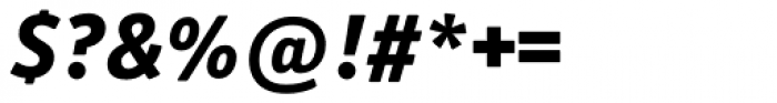 Officina Serif Pro ExtraBold Italic Font OTHER CHARS