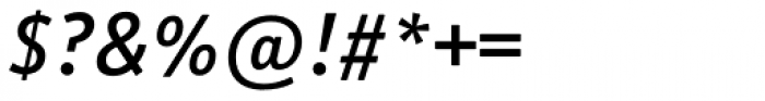 Officina Serif Pro Medium Italic Font OTHER CHARS