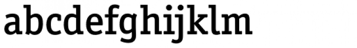 Officina Serif Pro Medium Font LOWERCASE