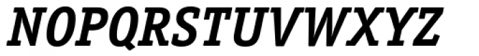 Officina Serif Std Bold Italic Font UPPERCASE