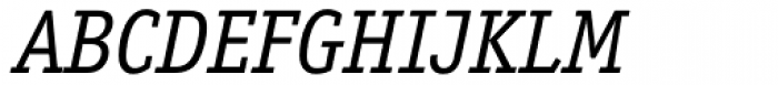 Officina Serif Std Book Italic Font UPPERCASE