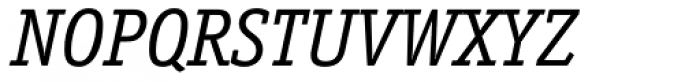 Officina Serif Std Book Italic Font UPPERCASE