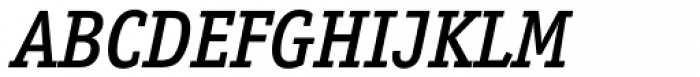 Officina Serif Std Medium Italic Font UPPERCASE