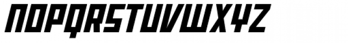 Offroad Expanded Black Oblique Font UPPERCASE