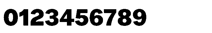 Offset Black Font OTHER CHARS