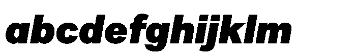 Offset Heavy Italic FONT