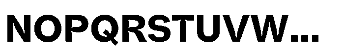 Offset Inktrap Bold Font UPPERCASE