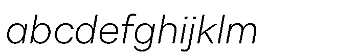 Offset Inktrap Extra Light Italic FONT