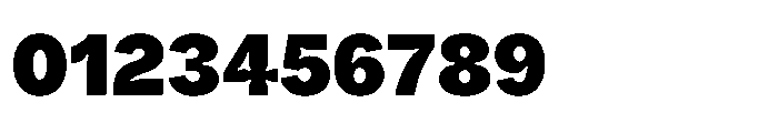 Offset Inktrap Heavy Font OTHER CHARS