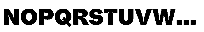 Offset Inktrap Heavy Font UPPERCASE