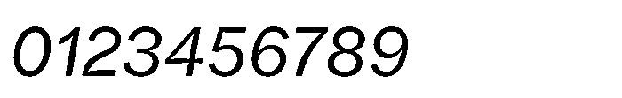 Offset Inktrap Italic Font OTHER CHARS