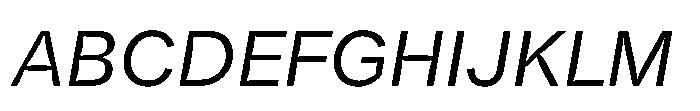Offset Inktrap Italic Font UPPERCASE