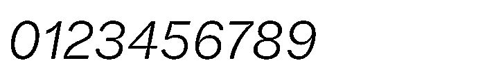 Offset Inktrap Light Italic Font OTHER CHARS