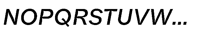 Offset Inktrap Medium Italic Font UPPERCASE