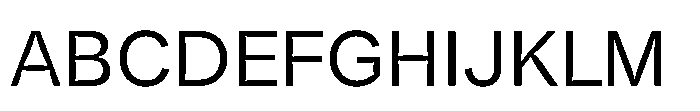 Offset Inktrap Regular Font UPPERCASE