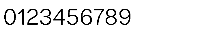 Offset Light Font OTHER CHARS