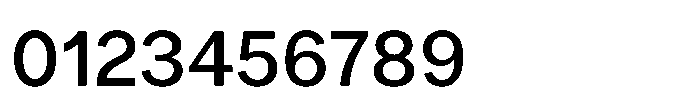 Offset Medium Font OTHER CHARS