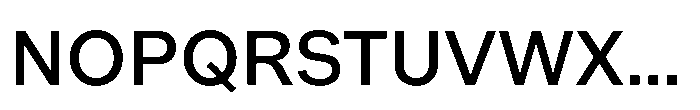 Offset Medium Font UPPERCASE