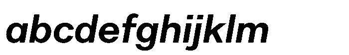Offset Semi Bold Italic FONT