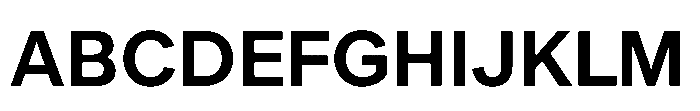 Offset Semi Bold Font UPPERCASE
