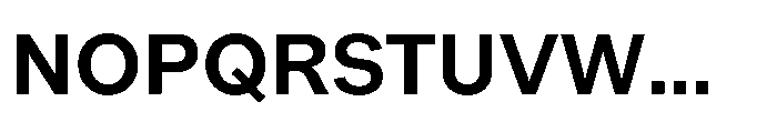Offset Semi Bold Font UPPERCASE