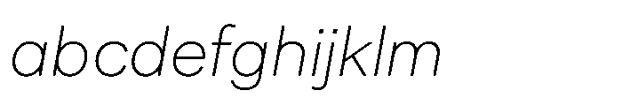 Offset Thin Italic FONT