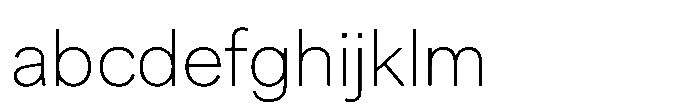 Offset Thin FONT