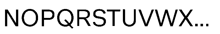 Offset Variable Font UPPERCASE