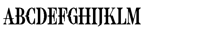 Offwall Font UPPERCASE