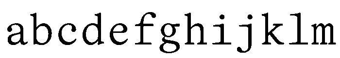 OfficeTimesRound RegularMono FONT