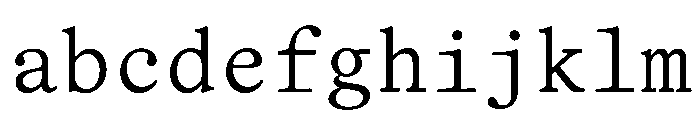 OfficeTimesRoundMono Regular FONT