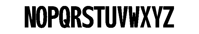 OficaMONO BoldComp Font UPPERCASE