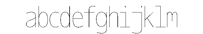 OficaMONO HairlineComp FONT