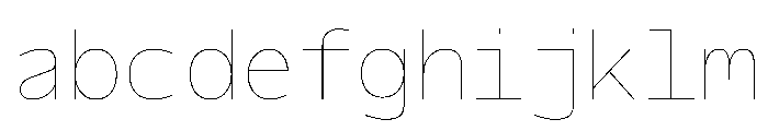 OficaMONO Hairline FONT
