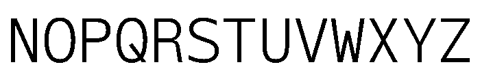 OficaMONO Light Font UPPERCASE